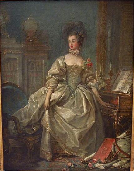 Francois Boucher La Marquise de Pompadour china oil painting image